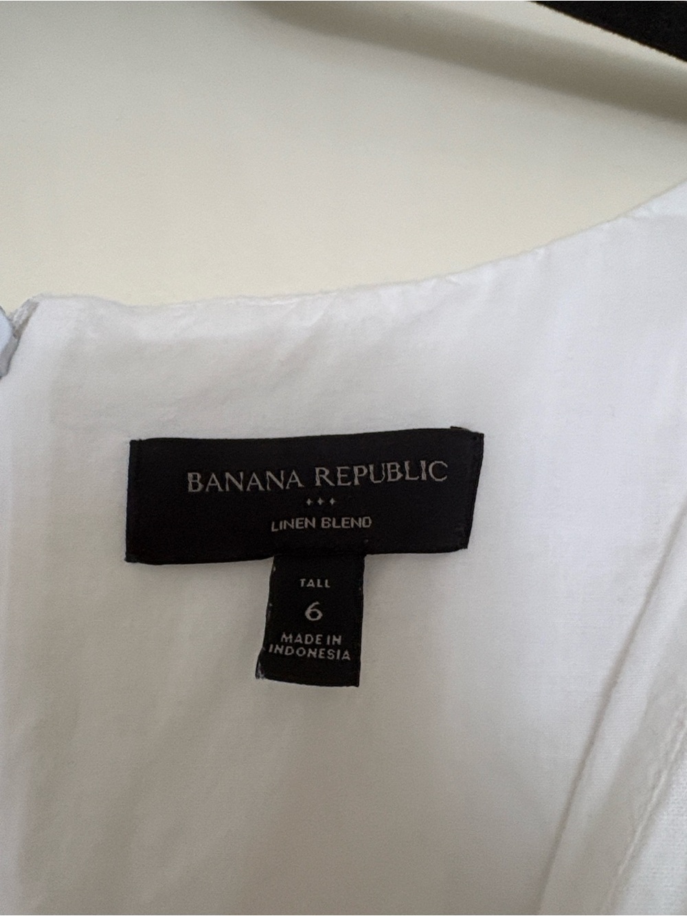 Banana Republic White Linen-Blend Sleeveless Dress - Picture 5 of 6